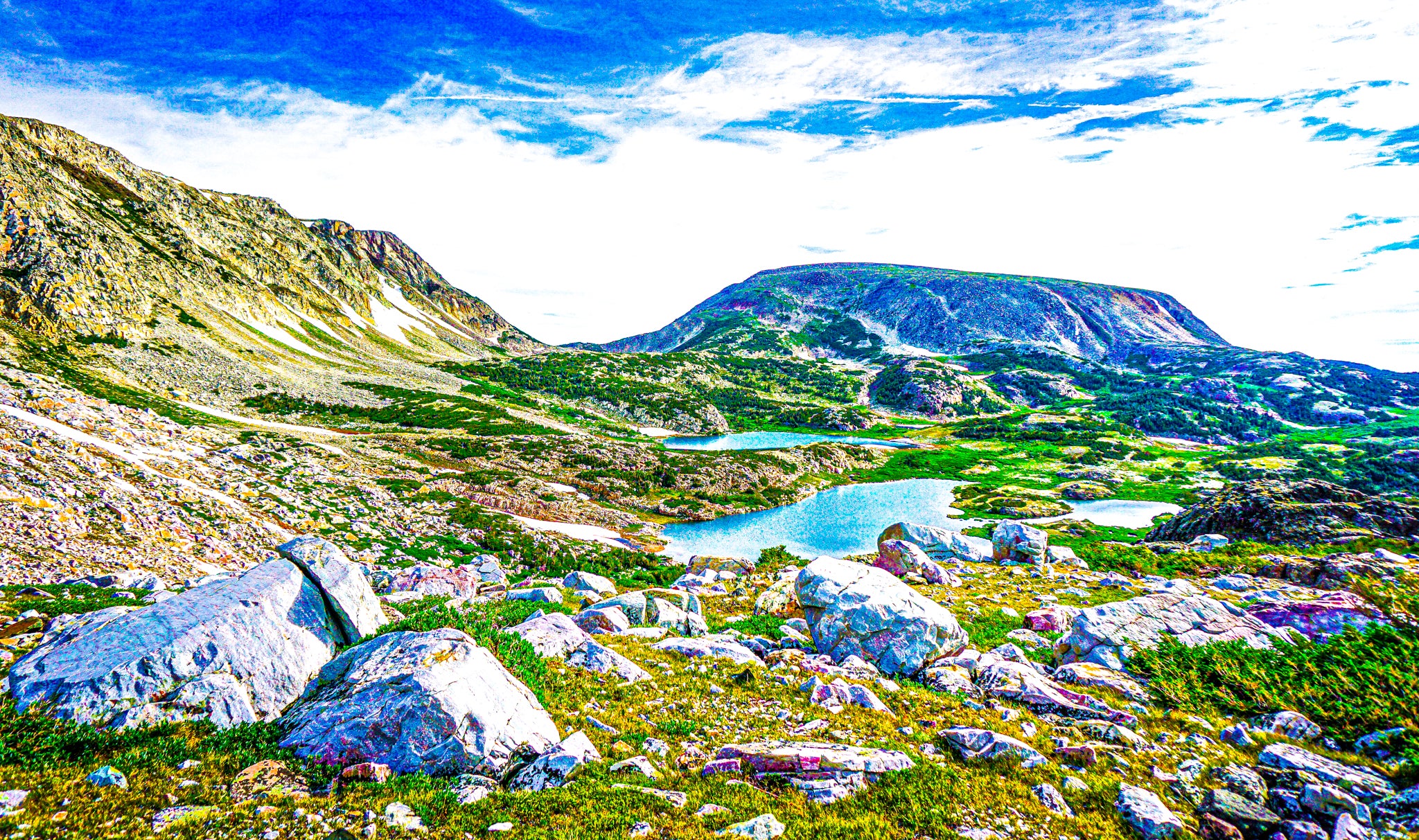 "Pristine Lakes of Medicine Bow Arch, WY"